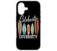 Surfboards Celebrate Diversity Inclusion LGBT Pride Surfer Case for iPhone 17