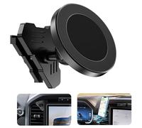 Surfcabin CNC Magnetic Truck Air Vent Phone Holder, Metal Phone Mount Cradles for F150, Compatible with Ford F150 2021-2025 & Super Duty F250 F350 F450 2021-2025 and Most Cellphones