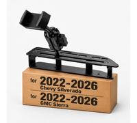 Surfcabin Phone Mount Compatible with 2022+ Silverado Sierra Dash Platform Phone Mount, Full Metal Cell Phone Holder for 2022 2023 2024 2025 2026 Silverado & Sierra Dash Phone Holder