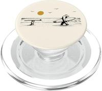 Surfer Bear & Cub Beach Adventure PopSockets PopGrip for MagSafe