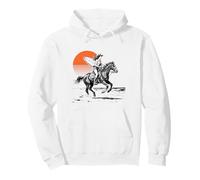 Surfer Cowgirl Sunset - Western Surf, Surfing, Beach-Life Pullover Hoodie