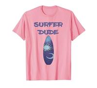 Surfer Dude, Surfer, Boys Surfing T-Shirt, Men, Pink, 3X-Large