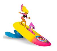 Surfer Dudes Legends & Surfer Pets Wave Powered Mini-Surfer, Pet and Surfboard Beach Toy - Supertubes Samantha and Swell