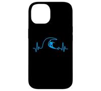 Surfer Heartbeat Surfing Heart Pulse Surf Board Big Wave Fun Case for iPhone 14
