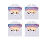 Surfer People Horizontal Full Single-Sided Printing Pearlescent Paper Birthday Halloween Christmas Halloween Birthday Party Holiday Greeting Card