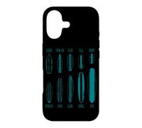 Surfer Portfolio Surfboards Waves Surfing Boy Girl SUP Surf Case for iPhone 17