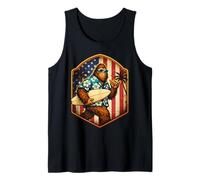 Surfer Sasquatch Big Foot Surfing Lover Surf Dude Shaka USA Tank Top