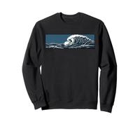 Surfer Wave Vintage Surfboard Surfing For Surfers Sweatshirt