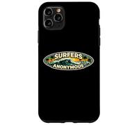 Surfers Anonymous Addicted To Surfing Lover Surf Joke Quote Case for iPhone 11 Pro Max
