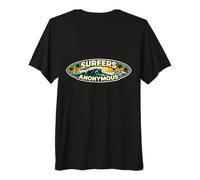 Surfers Anonymous Addicted to Surfing Lover Surf Joke Quote Premium T-Shirt