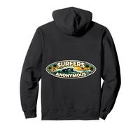 Surfers Anonymous Addicted To Surfing Lover Surf Joke Quote Pullover Hoodie
