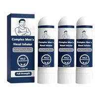 Surfgow Inhalator, Surfgow Vital Nose Stick, Complex Men's Nasal Inhaler, Natural NasalInhaler Stick, Nasal Inhaler for Men (3pcs)