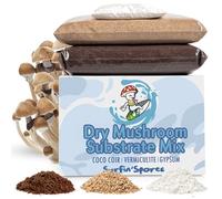 Surfin' Spores Dry Mushroom Substrate Mix | Produces 10 Pounds of Pasteurized Bulk Substrate | CVG Blend (Coco Coir, Vermiculite, Gypsum)