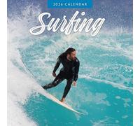 Surfing - 2026 Square Wall Calendar - by Red Robin Publishing