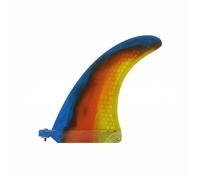 Surfing accessories single tail rudder surfing dedicated longboard fin surf honeycomb color spray painting fish Surf fins & accessories