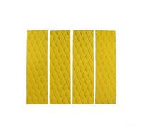 Surfing Anti Slip Mat Set of 4 High Performance EVA Traction For Pads for All Boards (Yellow 4)
