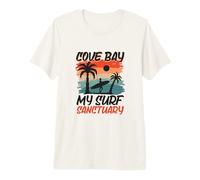 Surfing at Cove Bay Premium T-Shirt