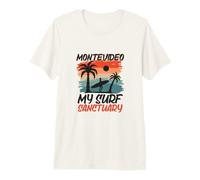 Surfing at Montevideo Premium T-Shirt