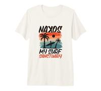 Surfing at Naxos Premium T-Shirt
