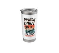 Surfing at Pigeon Point Stainless Steel Insulated Tumbler