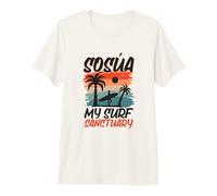 Surfing at Sosúa Premium T-Shirt