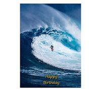 Surfing Birthday Card