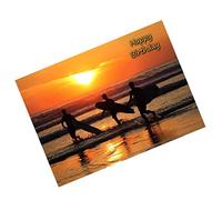 Surfing Birthday Card