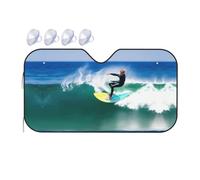 Surfing Board Prints Car Windshield Sun Visor Uv Sun Cover Heat Car Windshield Sunshades For Vehicle Suv Automotive 70x130cm