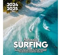Surfing Cαʅҽɳԃαɾ 2024-2025: 16 Months of The Animal from Sep 2024 to Dec 2025,Square 8.5 x 8.5 Inches Gift For Organizing & Planning