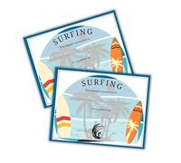 Surfing Certificate of Excellence Award 30pk 8.5x11” Competition Surf Club Winner Best Wave Beach Sports Most Improved Coach Participation