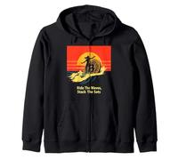 Surfing Crypto Blockchain Wave Finance Digital Money Bitcoin Zip Hoodie