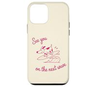 Surfing Dog, Puppy on a Surfboard, See You On The Next Wave Case for iPhone 12 mini