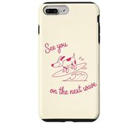 Surfing Dog, Puppy on a Surfboard, See You On The Next Wave Case for iPhone 7 Plus/8 Plus
