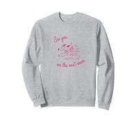 Surfing Dog, Puppy on a Surfboard, See You On The Next Wave Sweatshirt