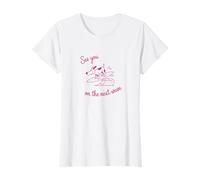 Surfing Dog, Puppy on a Surfboard, See You On The Next Wave T-Shirt