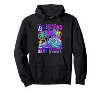 Surfing For Peace Against War Freedom Pullover Hoodie