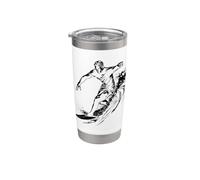 Surfing Guy Surfboarding Stainless Steel Insulated Tumbler