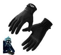 Surfing Hand Gloves - Waterproof Diving Mitts, Adjustable Strap Fastening Grip | Silicone Non Slip Palm Texture For Fishing Cycling Double Purpose Gear Cold Water Protection Outdoor Activity