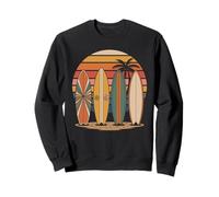 Surfing Hawaii Surfboard Beach Surfer Humor for Men Women Sweatshirt