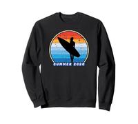 Surfing Hawaiian Summer Los Angeles Vintage Beach Tropical Sweatshirt