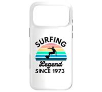 Surfing Legend Since 1973 Retro Sunset Birthday Case for iPhone 17 Pro Max