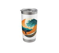 Surfing_North_Shore_Oahu_Hawaii Stainless Steel Insulated Tumbler