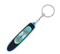 Surfing Paddle Board Keychain, 1 pc, Soft Rubber Surf Accessories, High-End Backpack Pendant, Exquisite Pattern & Eco- Materials, for Water Sports Enthusiasts(SuperTrip)