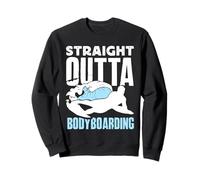 Surfing Surfboarder Bodyboarder Wave Bodyboarding Sweatshirt