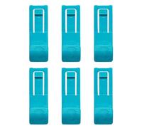 Surfing Watershed Fin Clip, 6 Pieces Detachable Surfboard Fins Clips Buckle Paddle Board Clip Surfboard Fin Fastener, 4.7x1.7cm