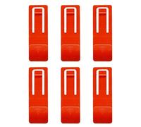 Surfing Watershed Fin Clip, 6 Pieces Detachable Surfboard Fins Clips Buckle Paddle Board Clip Surfboard Fin Fastener, 4.7x1.7cm