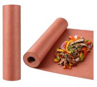 Surflyee Butcher Paper for Smoking, 30CMx20M Unbleached Butcher Paper Roll | Pink Kraft Papers Roll for Grill, BBQ, Smoker, Brisket, Ribs, Fish Meat