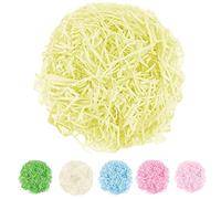 Surflyee Shredded Tissue Paper Yellow, 100 Grams Raffia Gift Filler Paper