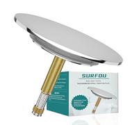 SURFOU Bath Plug Ø 72mm, Bathtub Plugs, Drain Stopper with 44mm Seal, Closure for Bathtub Bathroom, Universal Plug for Bathtub, Drainage Cover for Tub