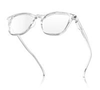 SURFOU Blue Light Glasses for Men and Women, TR90 Lightweight Computer Gaming Eyewear, Anti Eyestrain Non-Prescription Lens Frame for Reading and Screen Use